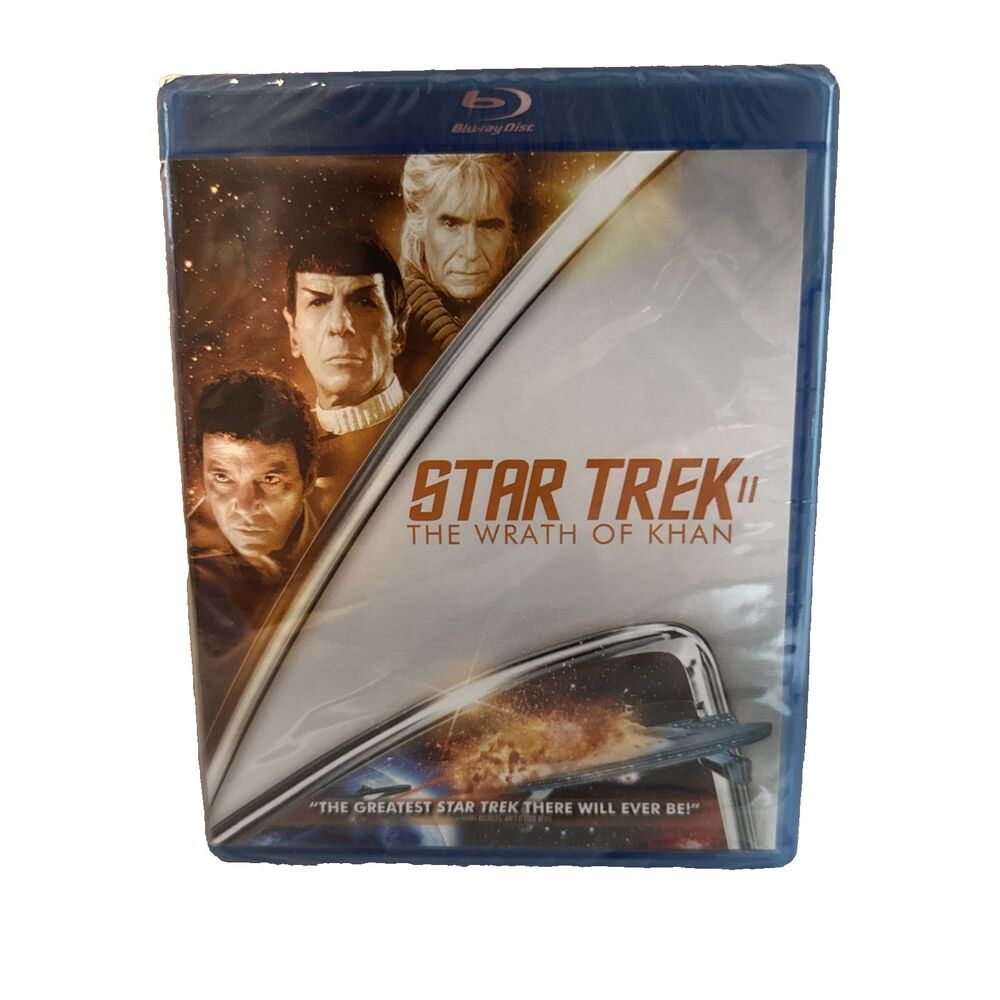 NEW Star Trek II: The Wrath Of Khan Blu-Ray Disc Sealed 2 Hours Added Features